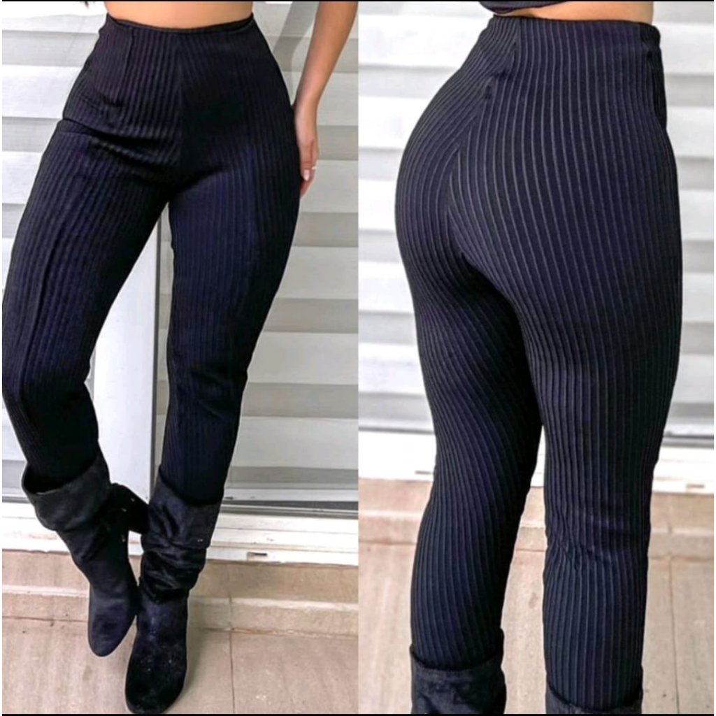 Calça Legging Tecido Canelado 3D - Rosê, V L A S T