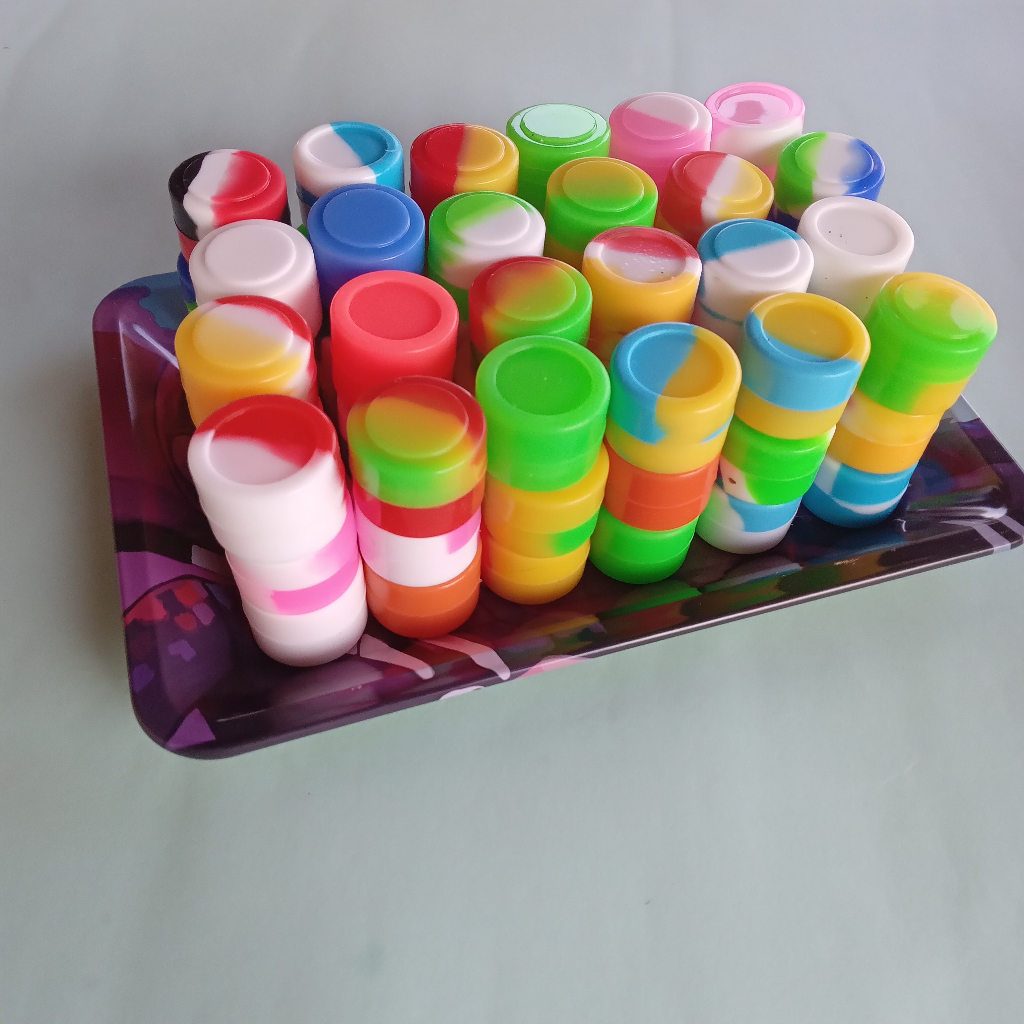 kit 10 slicks silicone 2m atacado - cores sortidas