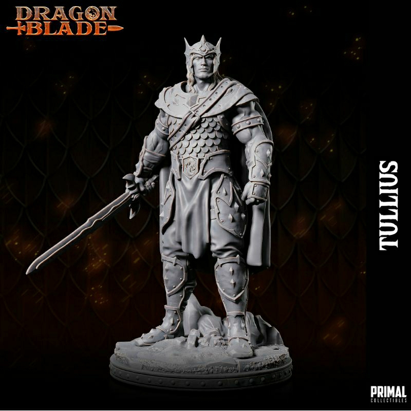 3D Printable 11 miniatures - 32mm - Heroes of the Blade - DRAGONBLADE by  PRIMAL Collectibles