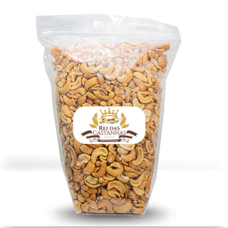 Castanha De Caju Torrada SEM SAL 1KG BANDA W1 - [COM ATM] - Indústria Rei Das Castanhas