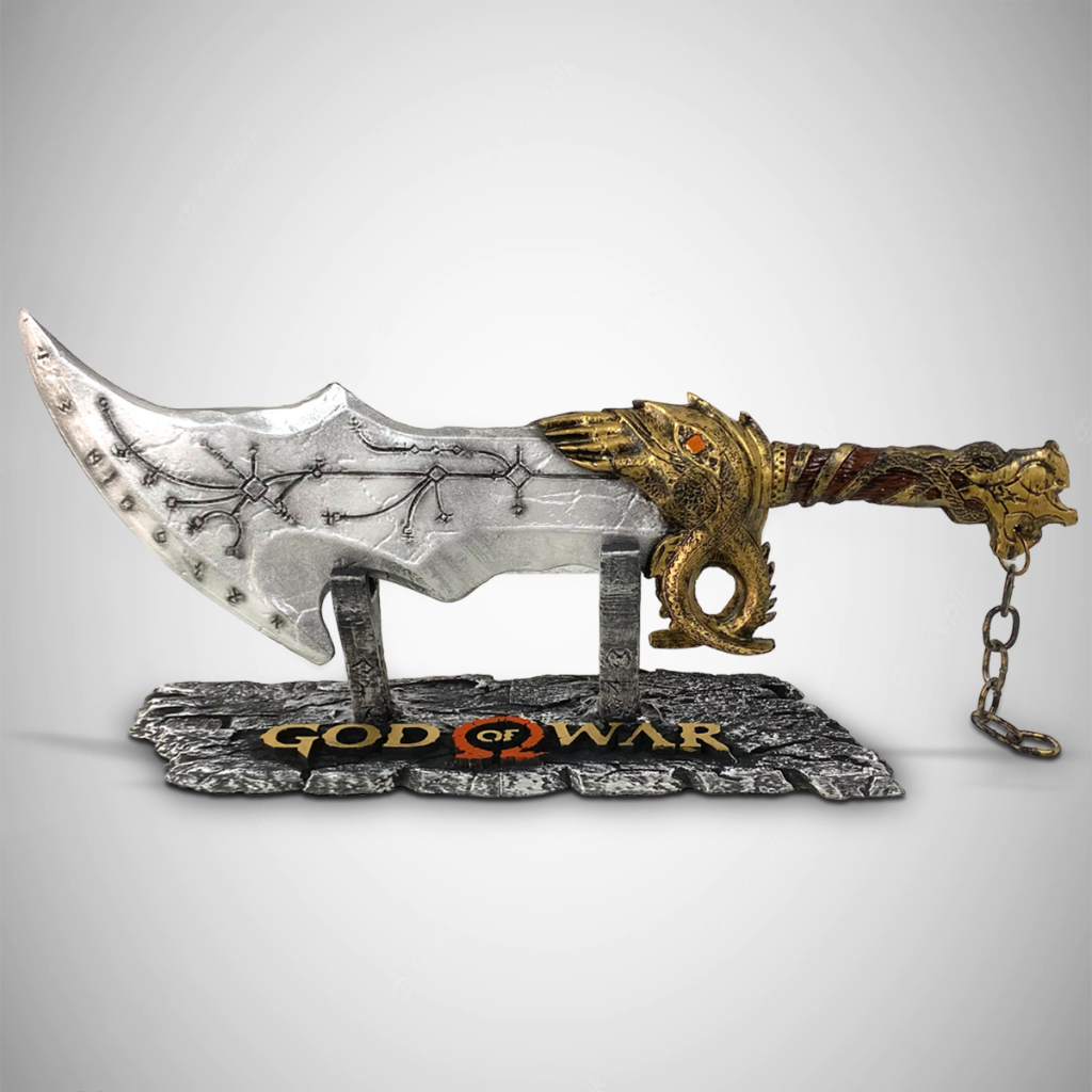 Blade Of Chaos God Of War Kratos Ragnarok Lâminas Do Caos
