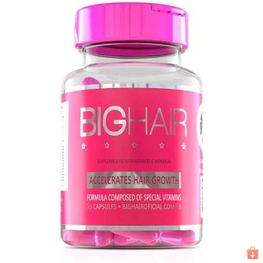 Big Hair - Crescimento Acelerado de Cabelos e Unhas