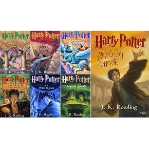 Coleção Harry Potter - O Prisioneiro de Azkaban, Relíquias da Morte, A Pedra Filosofal...