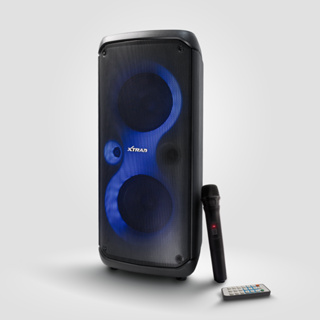 Caixa de Som Bluetooth Grande Potente com microfone sem fio Portátil Xtrad XDG-3200