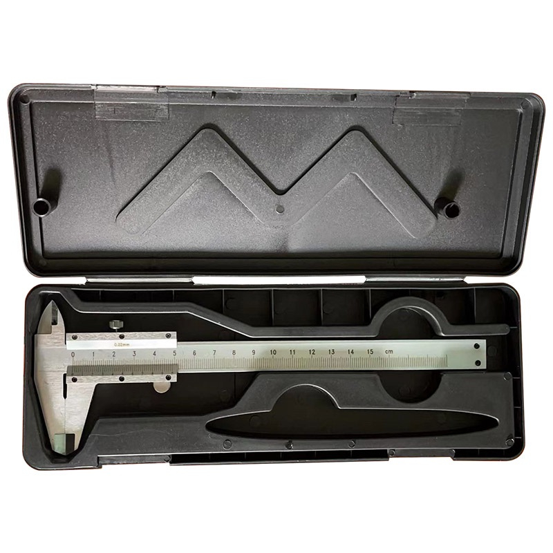 Paquímetro de Aço 15 cm Profissional Micrometro Manual Eficiente com Estojo Armazenamento
