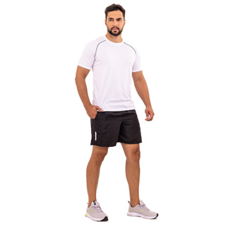 Kit Dry Fit Camiseta Masculina E Short Bermuda Tactel Promoção