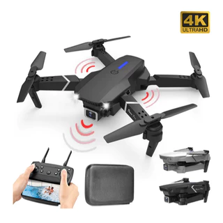 Drone E88 Pro Dual Câmera 4k 1080p Longa Distância Quadcopter e525 Wifi Mini RC + Bolsa