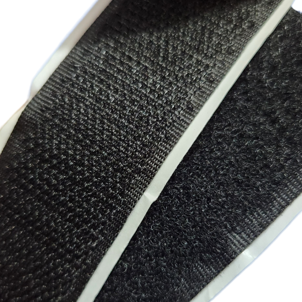 Fita Velcro com cola 20mm preto