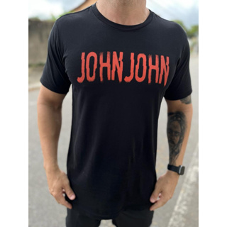 Camiseta John John Marmorizada  Camiseta Feminina John John Usado