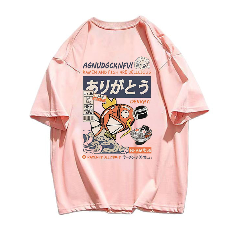 Camiseta Magikarp Pokemon Anime Unissex