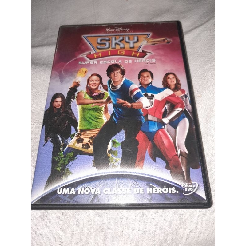 dvd sky high super escola de heróis disney usado original leia descrição