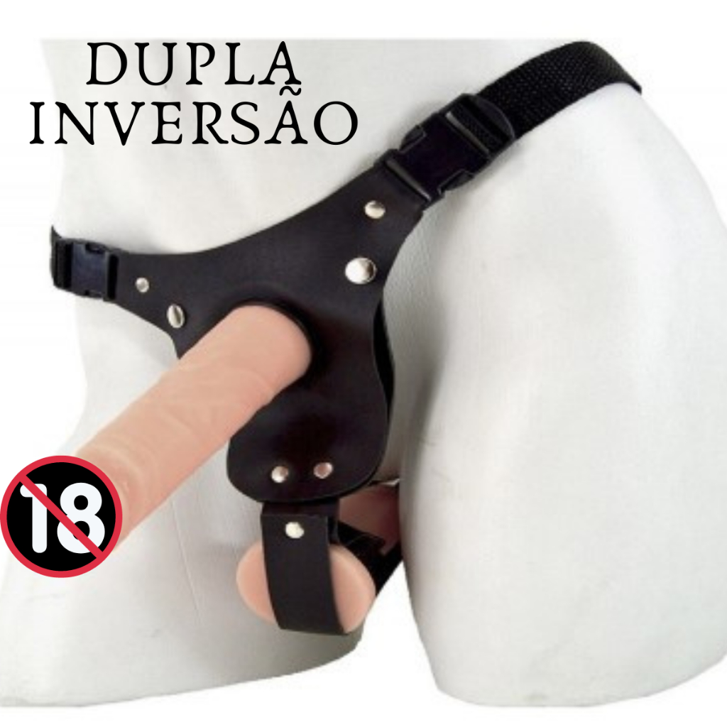 Sinta Peniana Dupla, Cinta Strap-on Couro Reforçada Ajustável, Cintaralho,  Brinquedos Sexuais Para Casais, SadoFeticheHarness Sex Shop - Melhora o  Preço