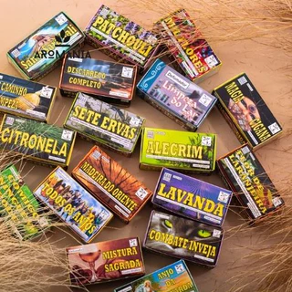 Defumador Diversas Fragrâncias Longa Duração Caixa 20 Tabletes Natural