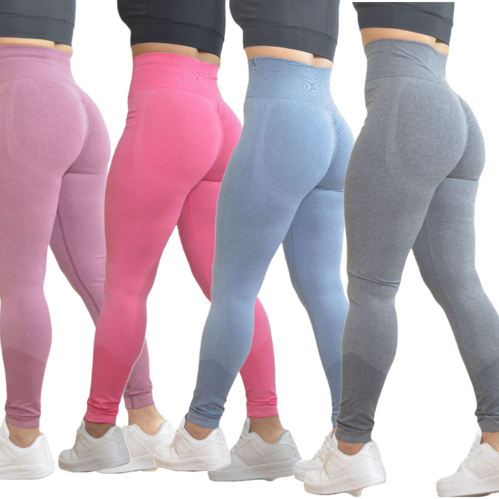 Calça Legging Academia Levanta Bumbum Fitness Cintura Alta Cores Aleatórias  | Shopee Brasil