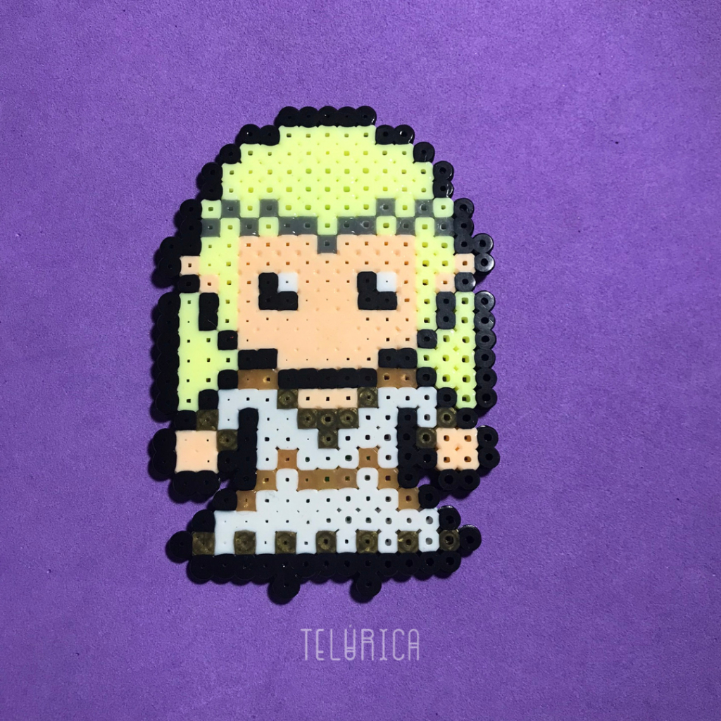 Link (Zelda) - Adesivo de Parede em Pixel Art