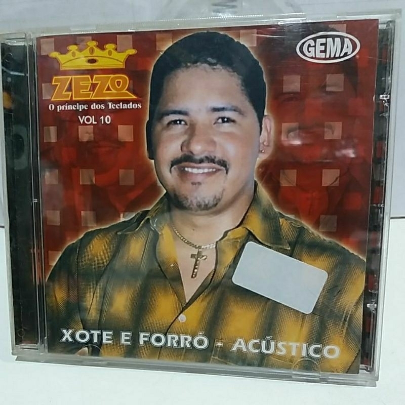CD ZEZO O PRÍNCIPE DOS TECLADOS -VOLUME 10 TIRAGEM AC-3000