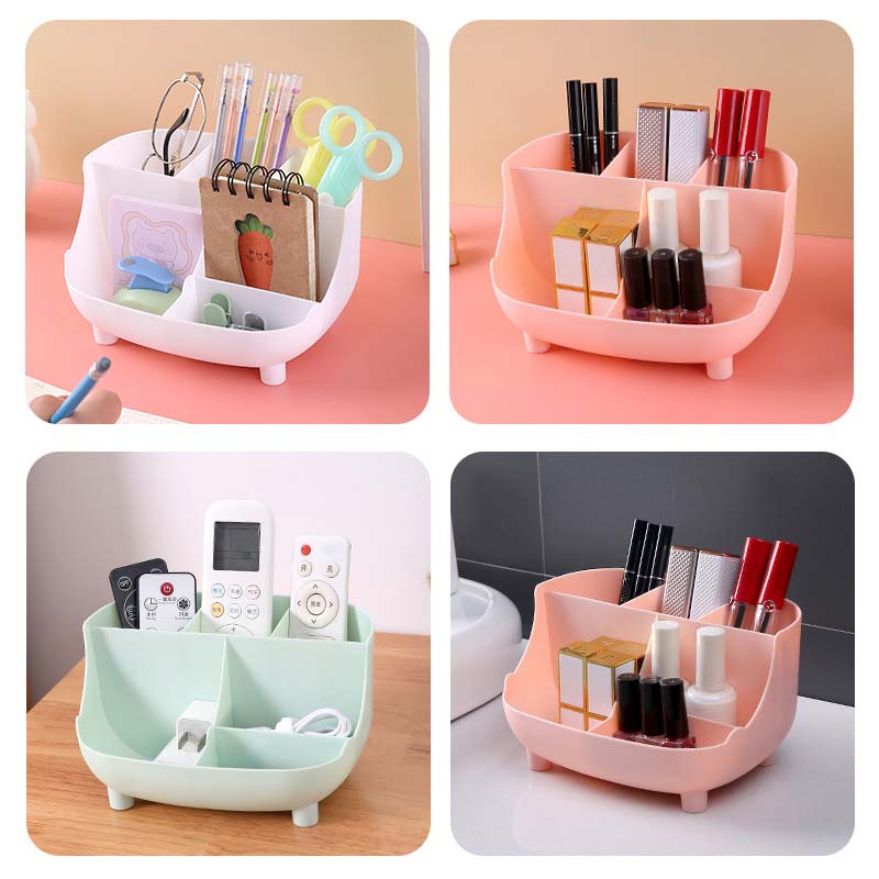 Porta Treco Multiuso Organizador De Mesa Com 6 Divisorias | Shopee Brasil