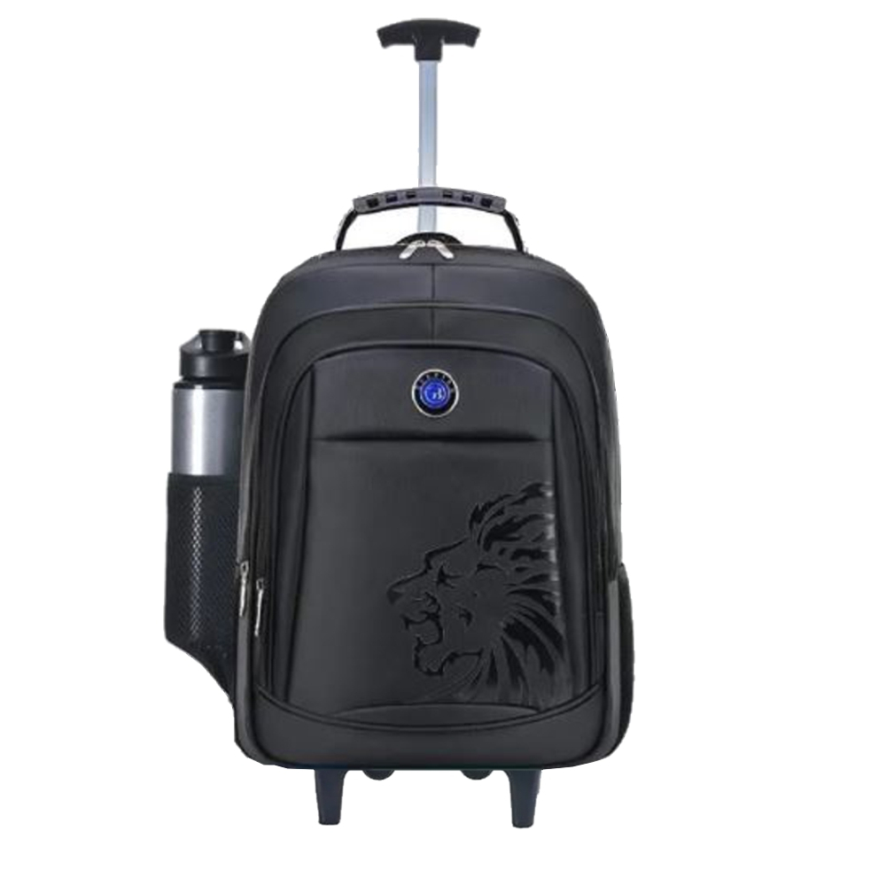 Mochila de Rodinha Executiva Preta 45 Litros Masculina / Feminina Grande