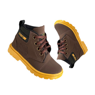 Bota botinha estilo botina bebe infantil caterpillar confortável OFERTA  RELÂMPAGO