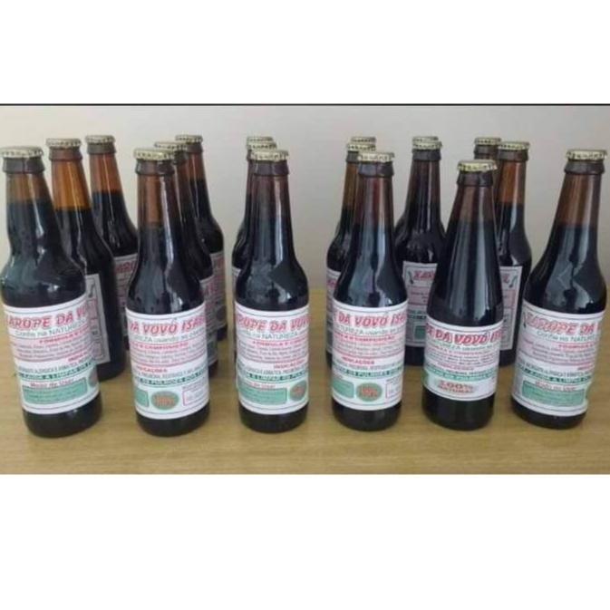 Xarope Da Vovó Isabel 100% Natural 350ml - Kit c/ 15 unidades