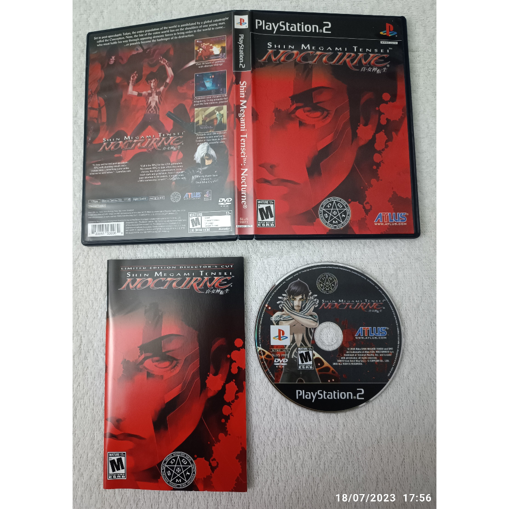 Shin Megami Tenset - Nocturne - PS2 (americano) | Shopee Brasil