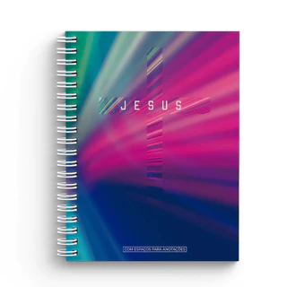 Bíblia Sagrada Anote a Palavra | KJA | Letra Normal | Capa Dura | Jesus Saves | Wire-o | Com Espaço Para Anotações