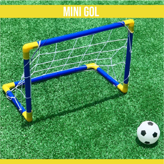 Brinquedo Futebol Golzinho Trave Infantil com Bola e Bomba de Encher