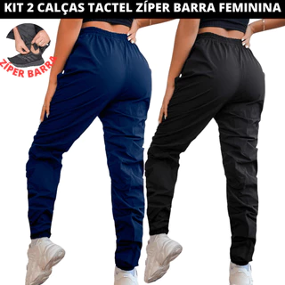 KIT 2 Calça Esportiva Feminina Dry Fit Basica Ideal Para Academia Treino Dray Fit Calças