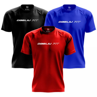 Kit 3 Camisetas Treino Dry Fit Coleção Basic Fit Antiodor Proteção UV+35 Dabliu Fit Lançamento
