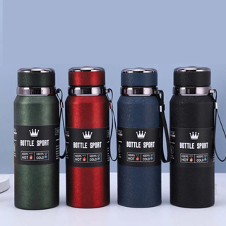 Garrafa Térmica Inox 800ml Squeeze Camping Vedação Água