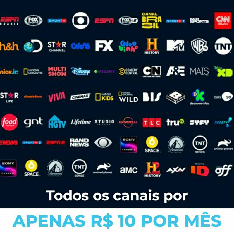 + 200 CANAIS + DISNEY PLUS + PRIME VIDEO + HBO MAX + NETFLIX + ANIMES ...
