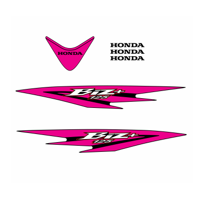 Kit Faixa Adesivo Biz 100 Ks Es 2005 Pink Rosa Personalizado