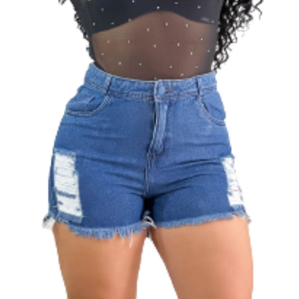 Short Jeans Curto Destroyed Kassia