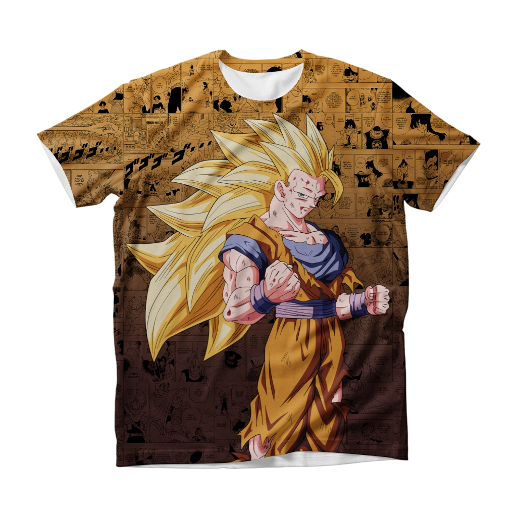 CAMISETA GOKU SUPER SAYAJIN 3