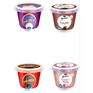 kit 4 Brigadeiro, Morango, Cajuzinho e Beijinho 400g Junco