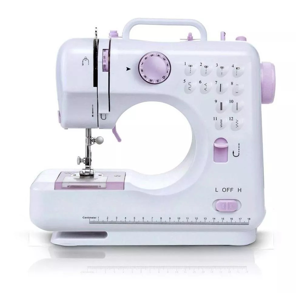 Máquina de Costura Bivolt Com Pedal Portátil Nakasaki SG-505 12 pontos