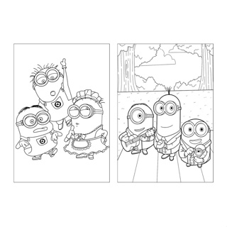 Desenho livre dos Minions para imprimir e colorir - Minions - Just Color  Crianças : Páginas para colorir para crianças