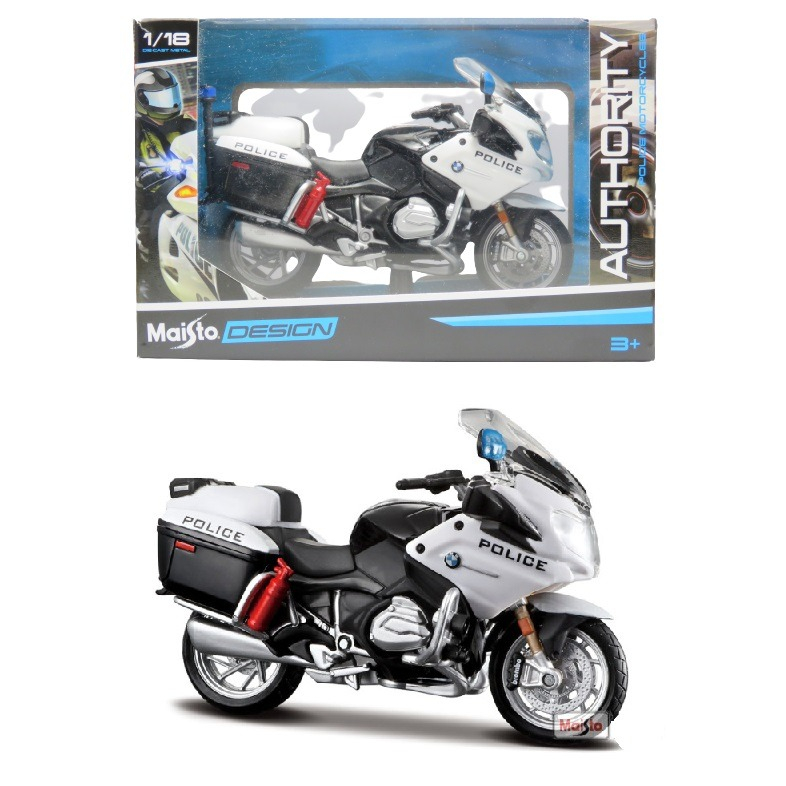 Moto em Miniatura da Policia - Authority Police Motorcycles - 1/18