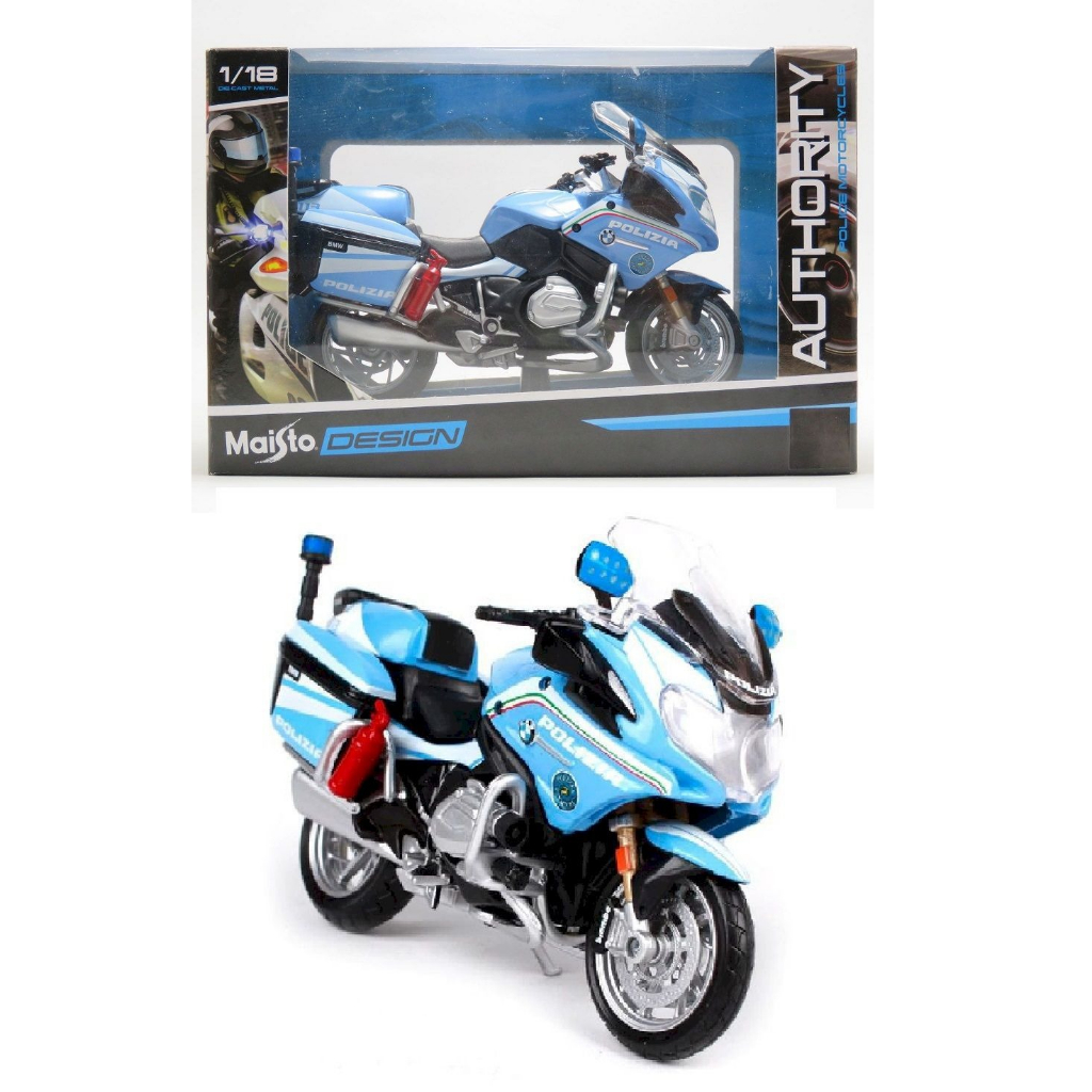 Moto em Miniatura da Policia - Authority Police Motorcycles - 1/18