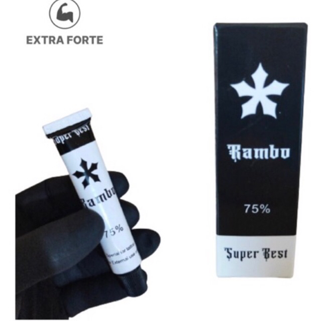 Pomada Tatuagem Sem Dor Rambo Tattoo | Shopee Brasil