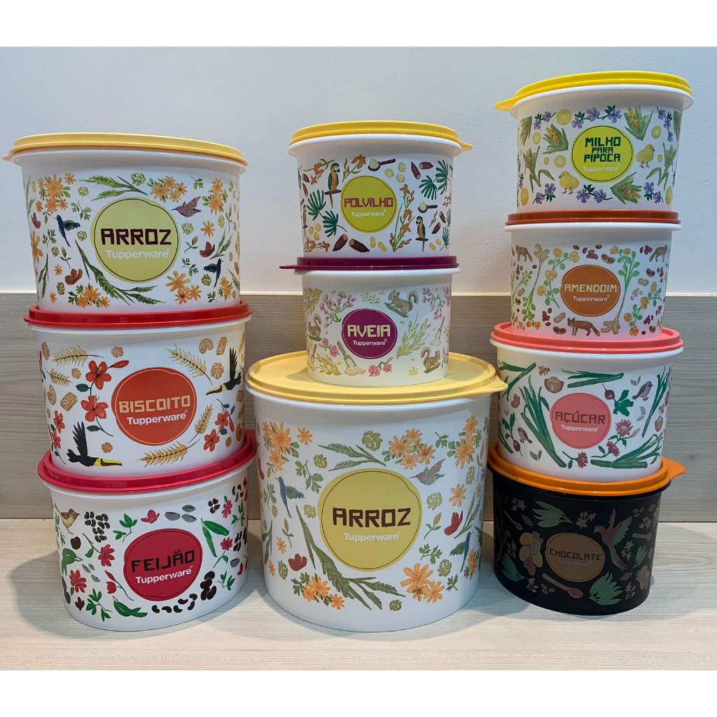 TUPPERWARE TUPPER CAIXA FLORAL - ARMAZENAR - VÁRIAS OPÇÕES PRA SUA ...