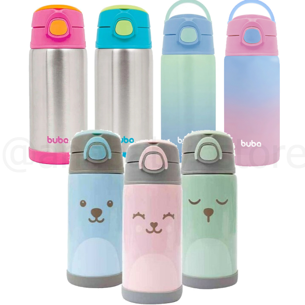 Garrafa Térmica Buba Garrafinha Garrafa de água infantil buba termico ...