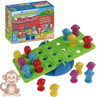 Jogo da Velha Macaco - Mônica Brinquedos Pedagógicos