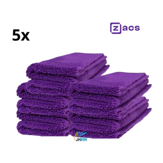 5-Panos 60x40 Remove Cera Automotiva Microfibra Zacs 350gsm