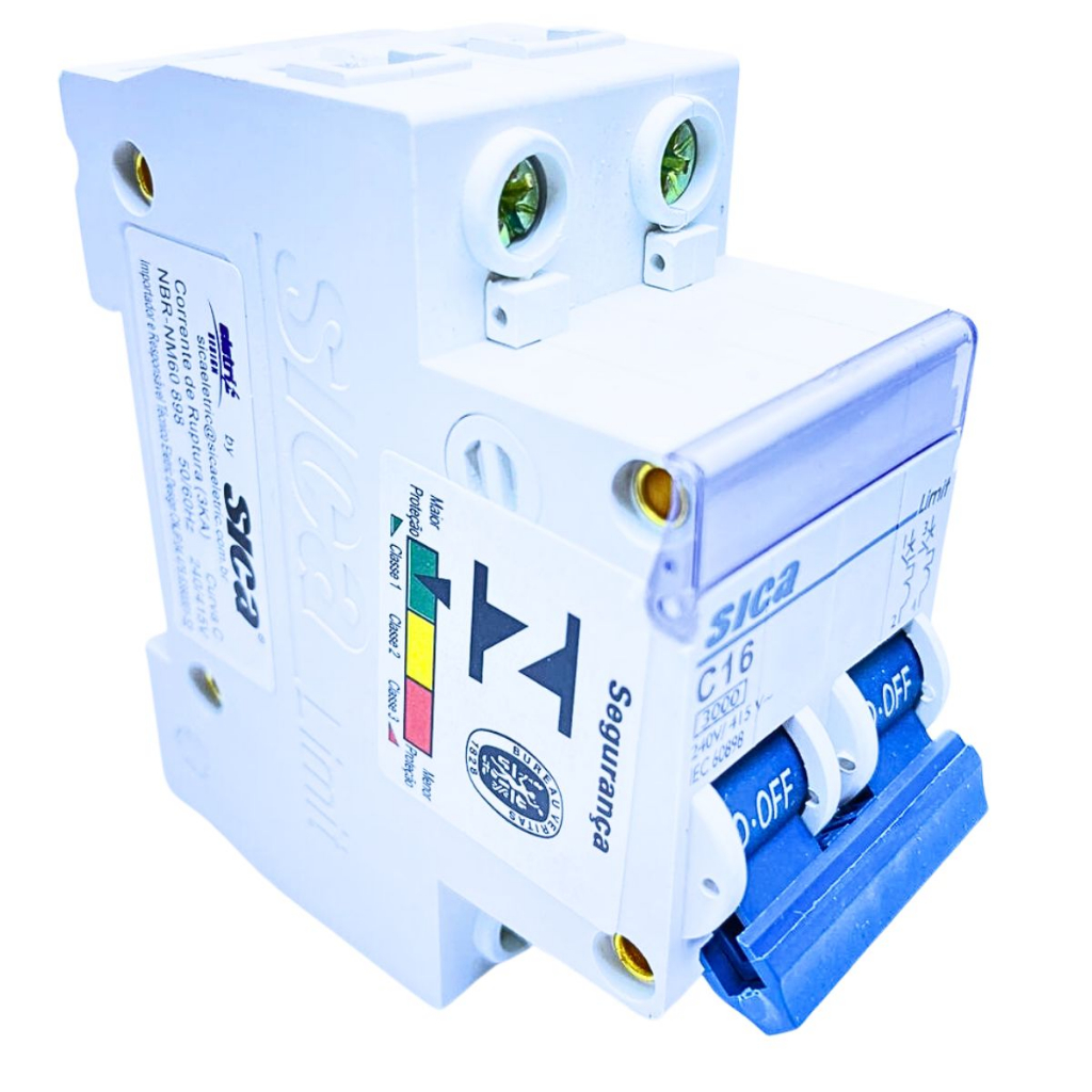 Disjuntor Bipolar de 16a marca Sica