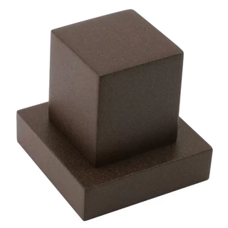 Acabamento Quadrado Aço Corten Maroom Registro Padrão Deca Metal