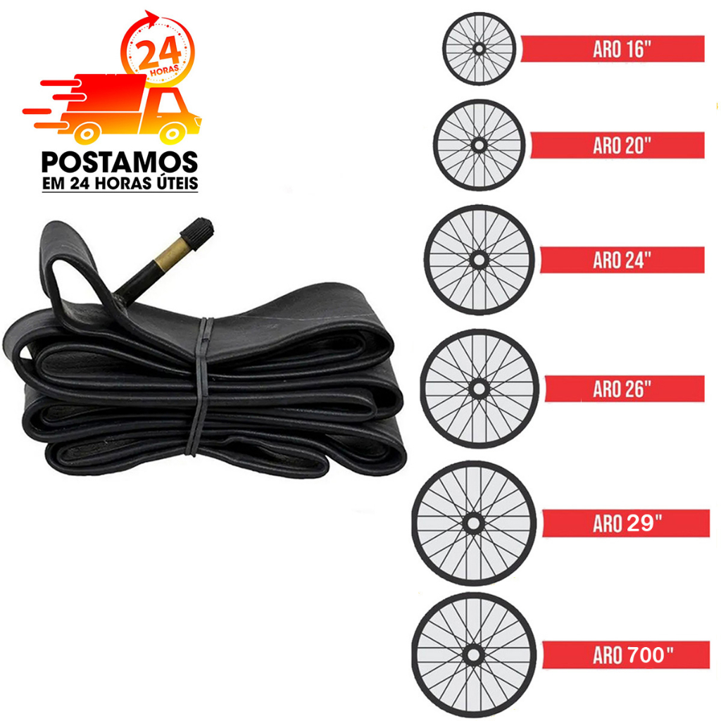 Camara bicicleta rodado online 24