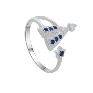 Anel Falange Nossa Senhora Aparecida Prata 925 Com Brilhante Zircônia Joia De Qualidade Elegante Confortavel Estilo Único Acessório Elegante Design Exclusivo Deslumbrante Moderno Delicado Versátil Durável Garantia de qualidade