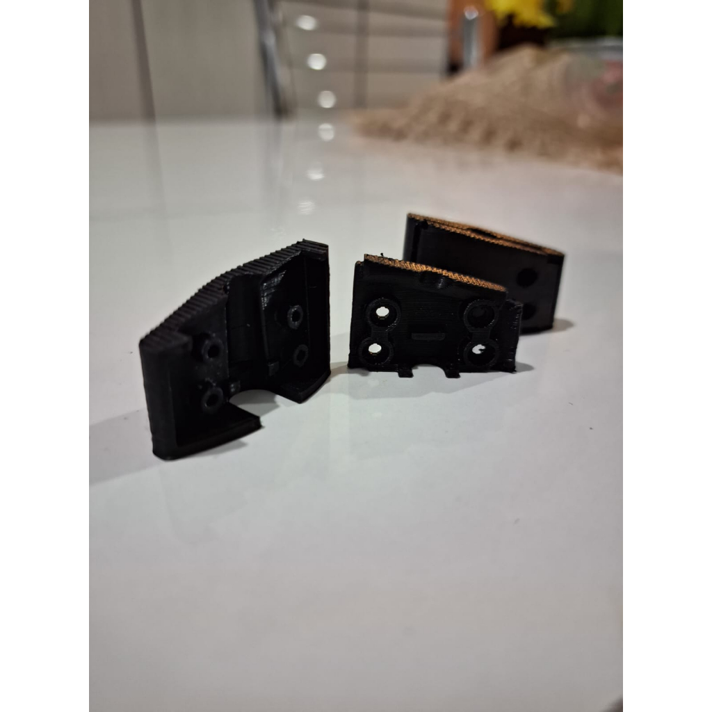 Kit 2 Lados Peça Dobradiça Reposição Fone Logitech G430 / G930 / F540 em impressão 3D