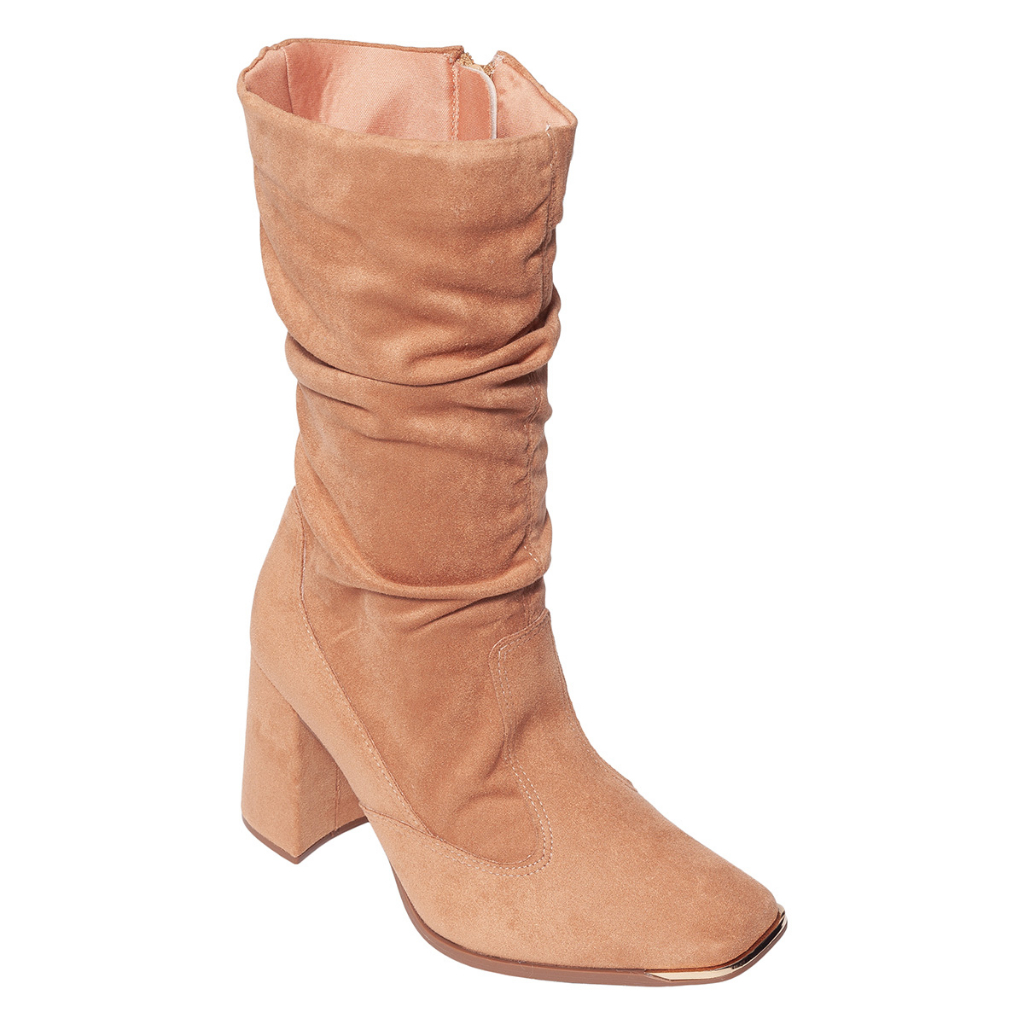 Bota vizzano cano longo hot sale camurça